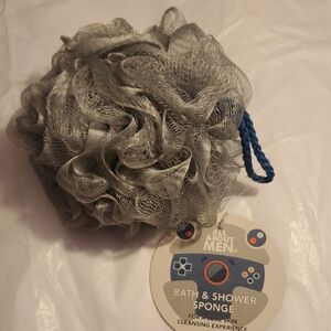 All About Men Bath & Shower Sponge Jumbo Size NWT